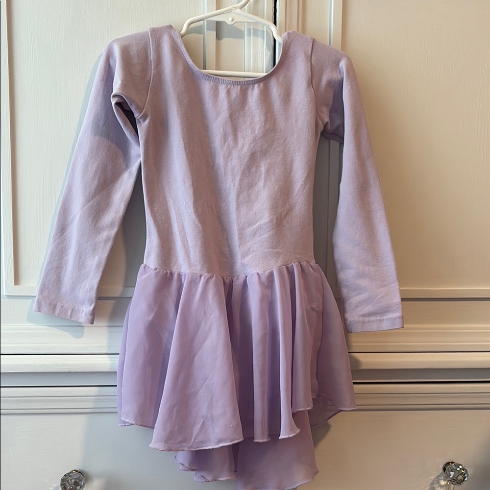 Lavender Long Sleeve Ballet Dress